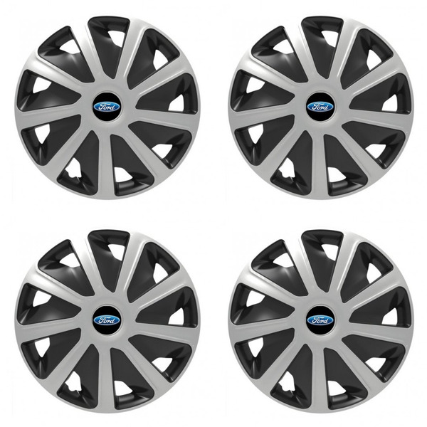 puklice pre  Ford pre dodávky 16 Craft silver and black