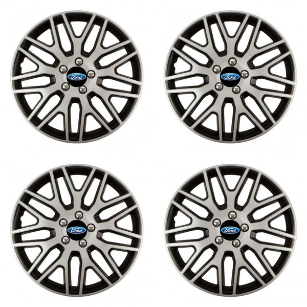 puklice pre Ford 14 Dakar NC silver and black