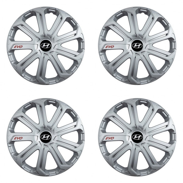 puklice pre Hyundai 15 Evo silver