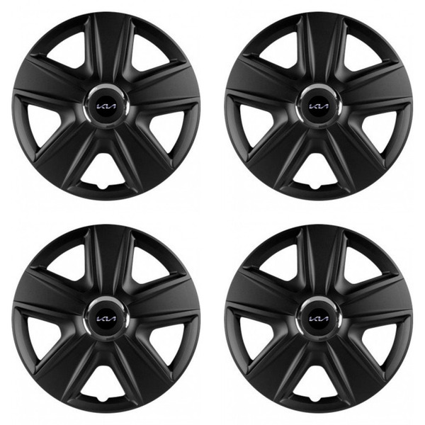 puklice pre  Kia (nové logo) 14 ESPRIT RC BLACK