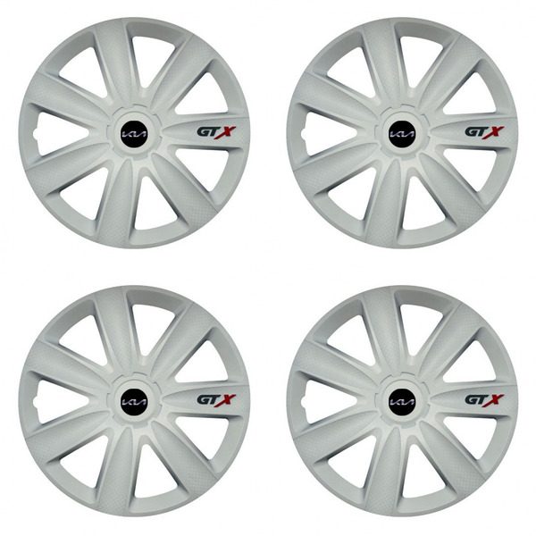 puklice pre  Kia (nové logo) 17 GTX carbon white
