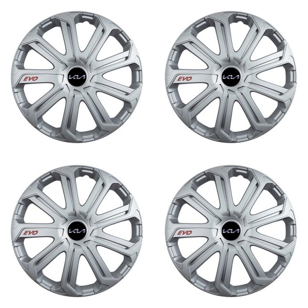 puklice pre  Kia (nové logo) 15 Evo silver