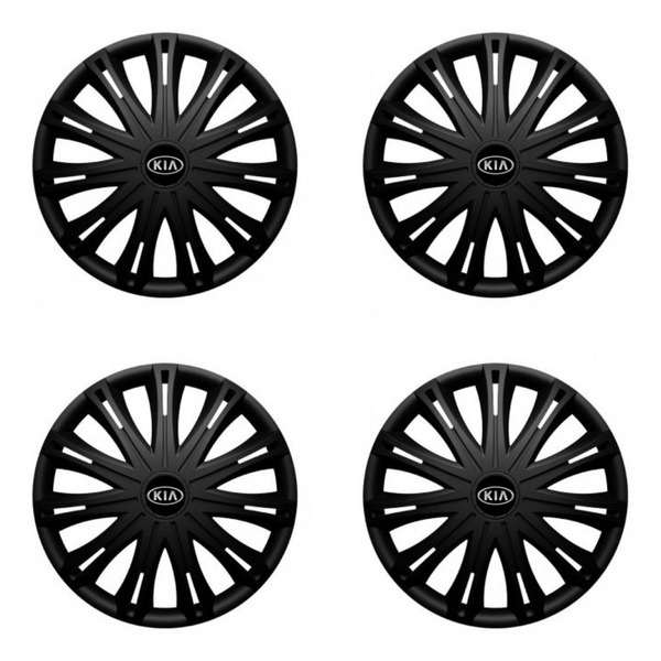 puklice pre  Kia (staršie logo) 17 SPARK BLACK