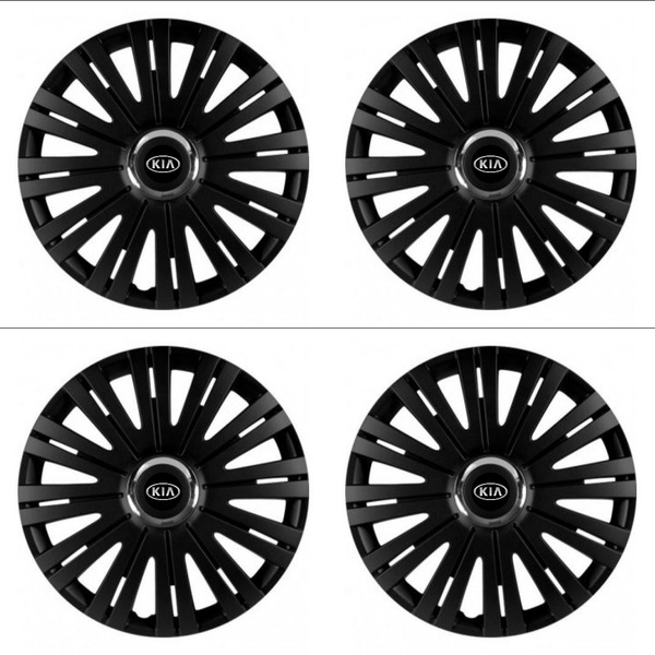 puklice pre  Kia (staršie logo) 16 ACTIVE RC BLACK