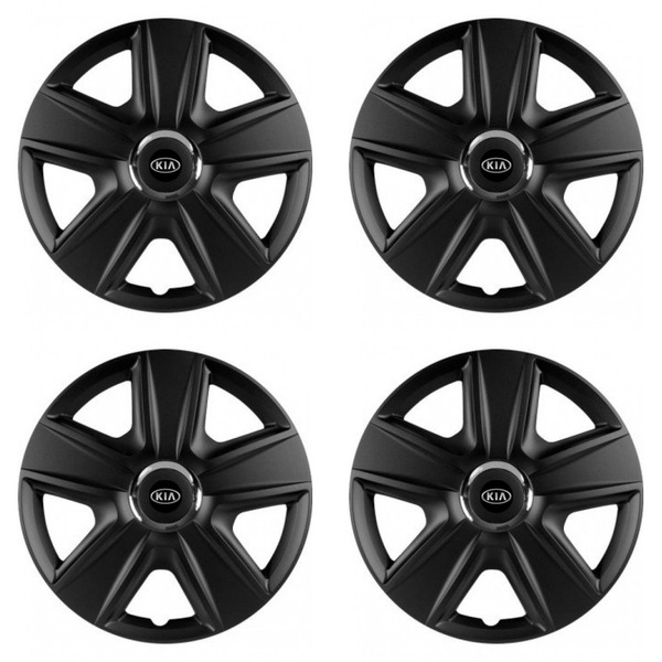 puklice pre  Kia (staršie logo) 14 ESPRIT RC BLACK