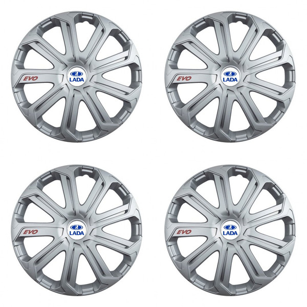 puklice pre  Lada 14 Evo silver