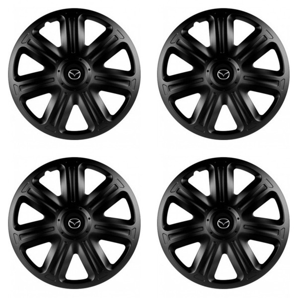 puklice pre  Mazda 14 COMFORT BLACK