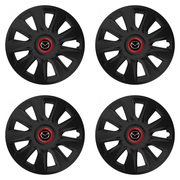 puklice pre  Mazda 14 STRATOS RR black