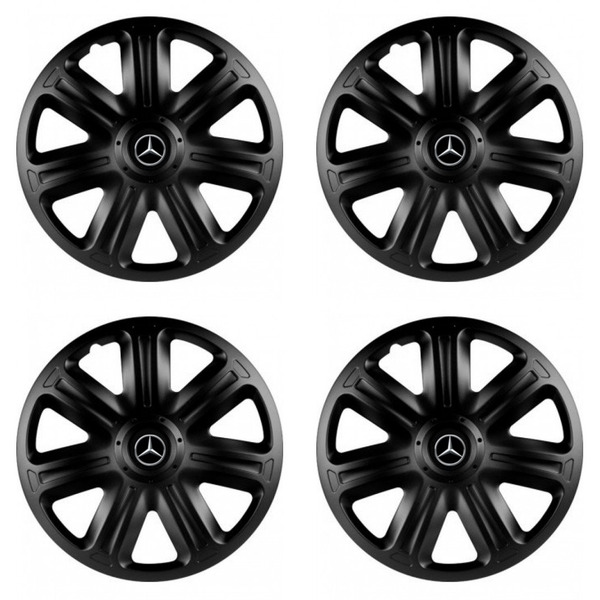 puklice pre  Mercedes 15 COMFORT BLACK