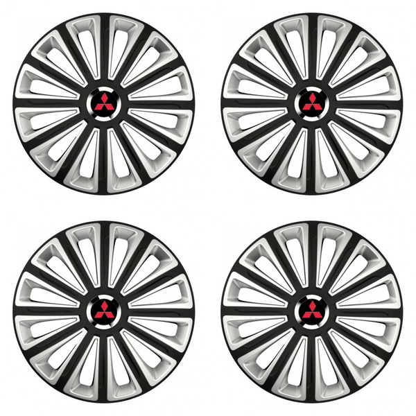 puklice pre  Mitsubishi (červené) 14 TREND RC double colour