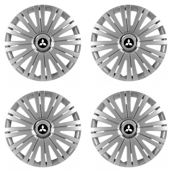 puklice pre Mitsubishi (strieborné) 16 ACTIVE RC