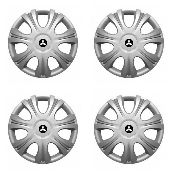 puklice pre Mitsubishi (strieborné) 16 IMPULSE 16-VERSACO