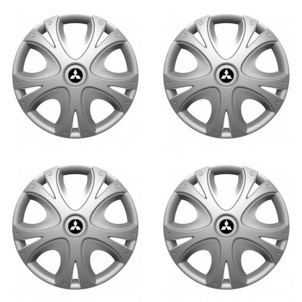 puklice pre Mitsubishi (strieborné) 16 DYNAMIC