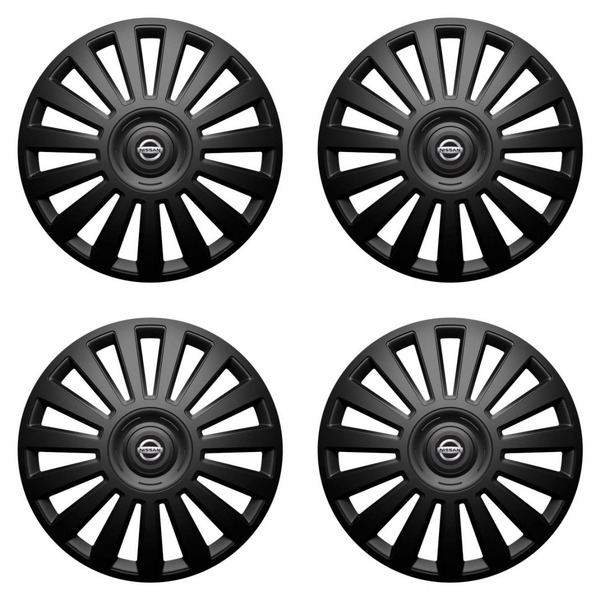 puklice pre  Nissan 14 Luxury black