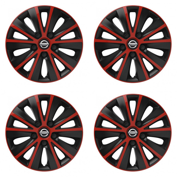 puklice pre  Nissan 14 RAPIDE red and black