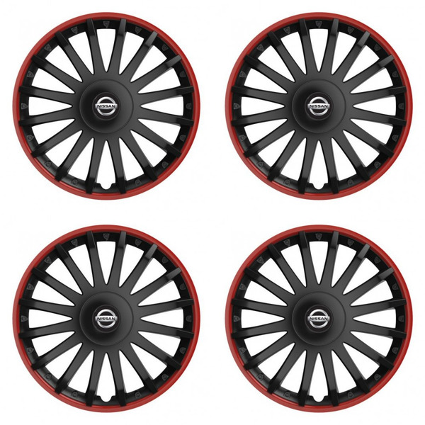 puklice pre  Nissan 15 CRYSTAL RO black