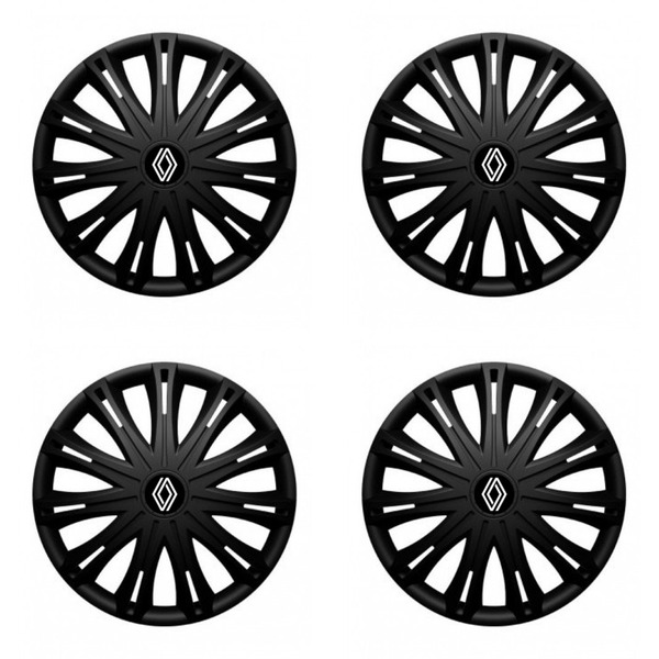 puklice pre Renault (nové logo) 14 SPARK BLACK1