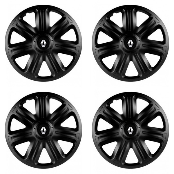 puklice pre  Renault (staršie logo) 15 COMFORT BLACK