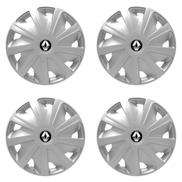 puklice pre Renault (staršie logo) pre dodávky 16 Craft silver