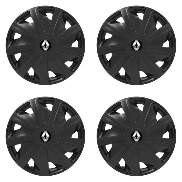 puklice pre  Renault (staršie logo) pre dodávky 16 Craft black