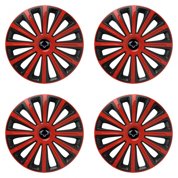 puklice pre Sangyong 15 TREND red and black
