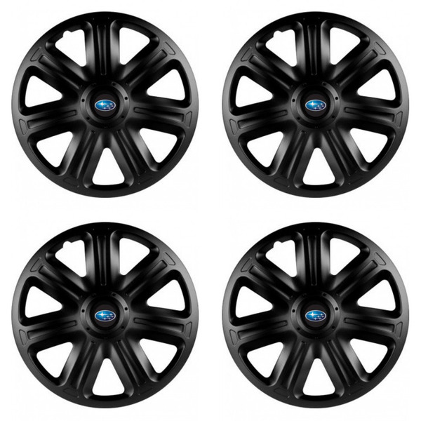 puklice pre  Subaru 14 COMFORT BLACK