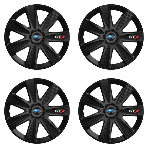 puklice pre  Subaru 14 GTX CARBON black