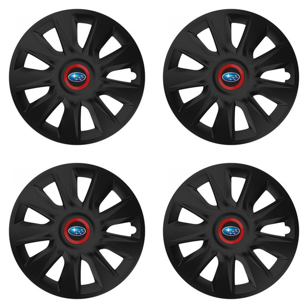 puklice pre  Subaru 14 STRATOS RR black