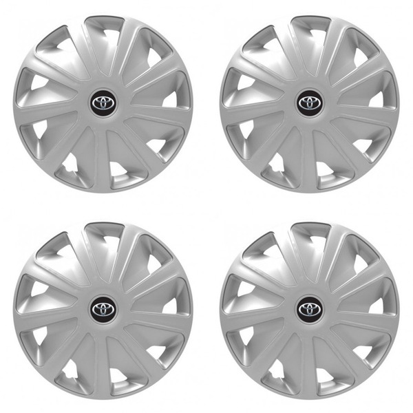 puklice pre Toyota pre dodávky 15 Craft silver