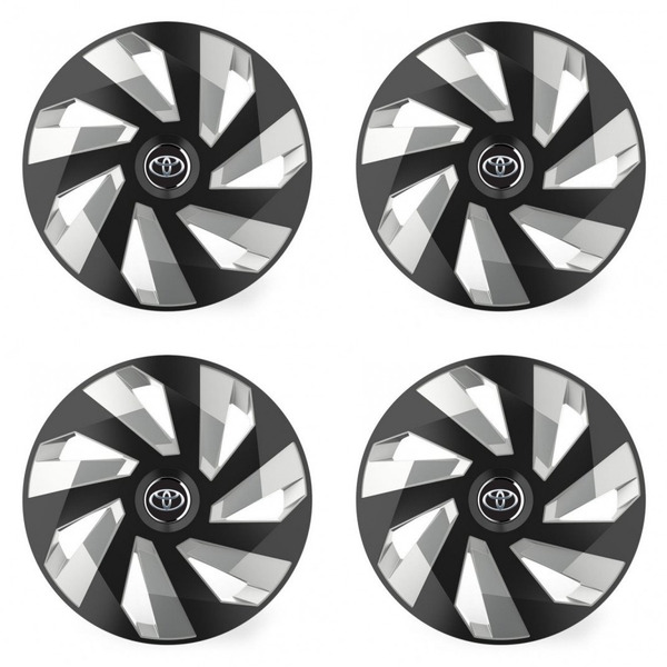 puklice pre Toyota 14 Vector RC black and silver