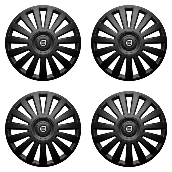 puklice pre  Volvo (čierne) 16 Luxury black