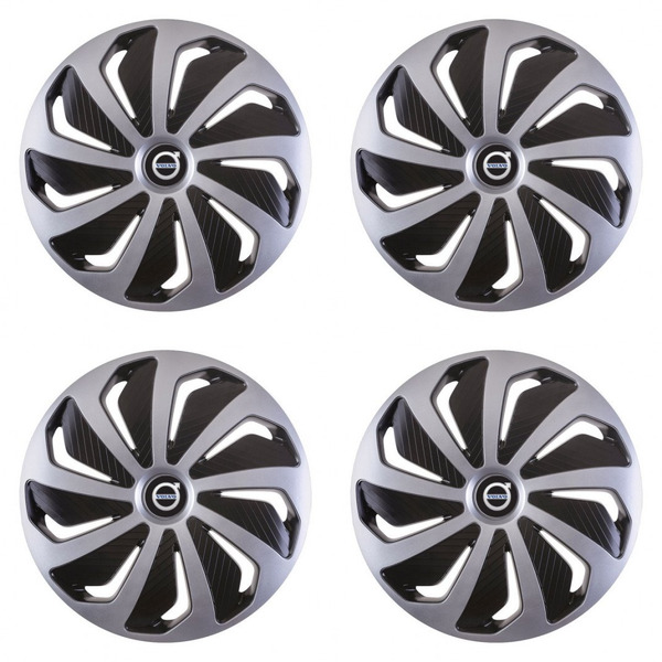 puklice pre Volvo (čierne) 16 WIND SB