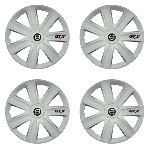 puklice pre  Volvo (čierne) 16 GTX carbon white