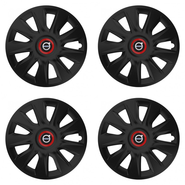 puklice pre  Volvo (čierne) 16 STRATOS RR black