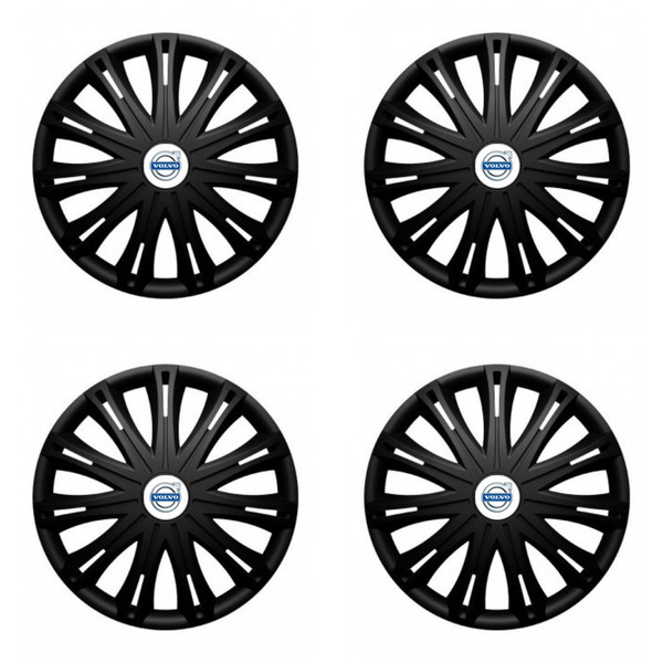 puklice pre  Volvo (biele) 14 SPARK BLACK1