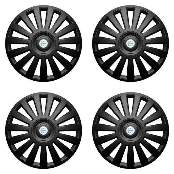 puklice pre Volvo (biele) 16 Luxury black