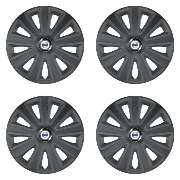 puklice pre Volvo (biele) 14 Aviator carbon RC grafite