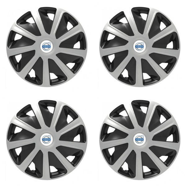 puklice pre Volvo (biele) pre dodávky 16 Craft silver and black