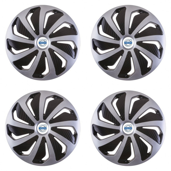 puklice pre Volvo (biele) 14 WIND SB