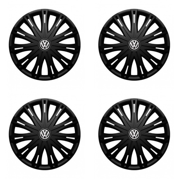 puklice pre  VW (čierne) 16 SPARK BLACK