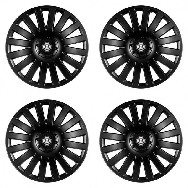 puklice pre  VW (čierne) 14 Smart black