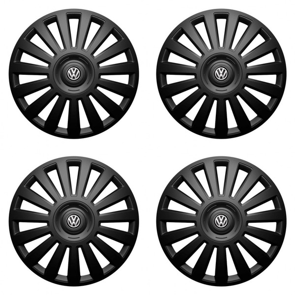 puklice pre  VW (čierne) 16 Luxury black