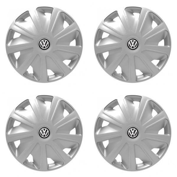 puklice pre  VW (čierne) pre dodávky 15 Craft silver