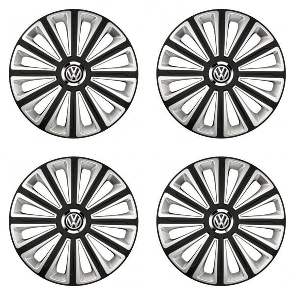 puklice pre VW (čierne) 14 TREND RC double colour