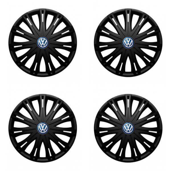 puklice pre  VW (modré) 15 SPARK BLACK