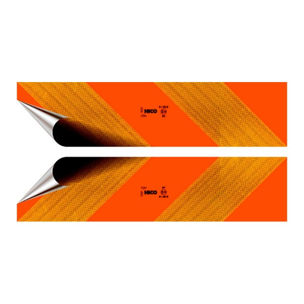 Tabuľa reflexná - ťahač 2ks samolepka