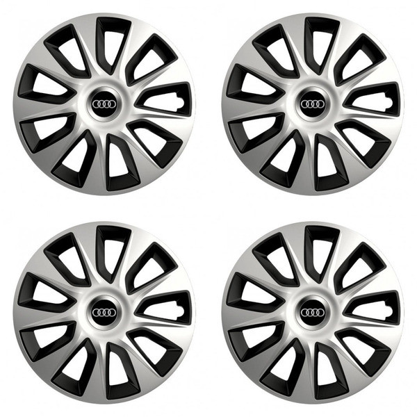 Puklice pre Audi 15 STRATOS double colour - výpredaj