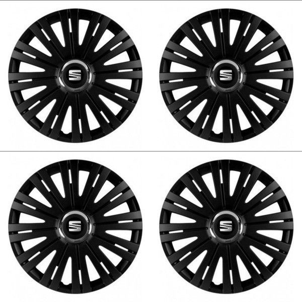 Puklice pre Seat 16 ACTIVE RC BLACK