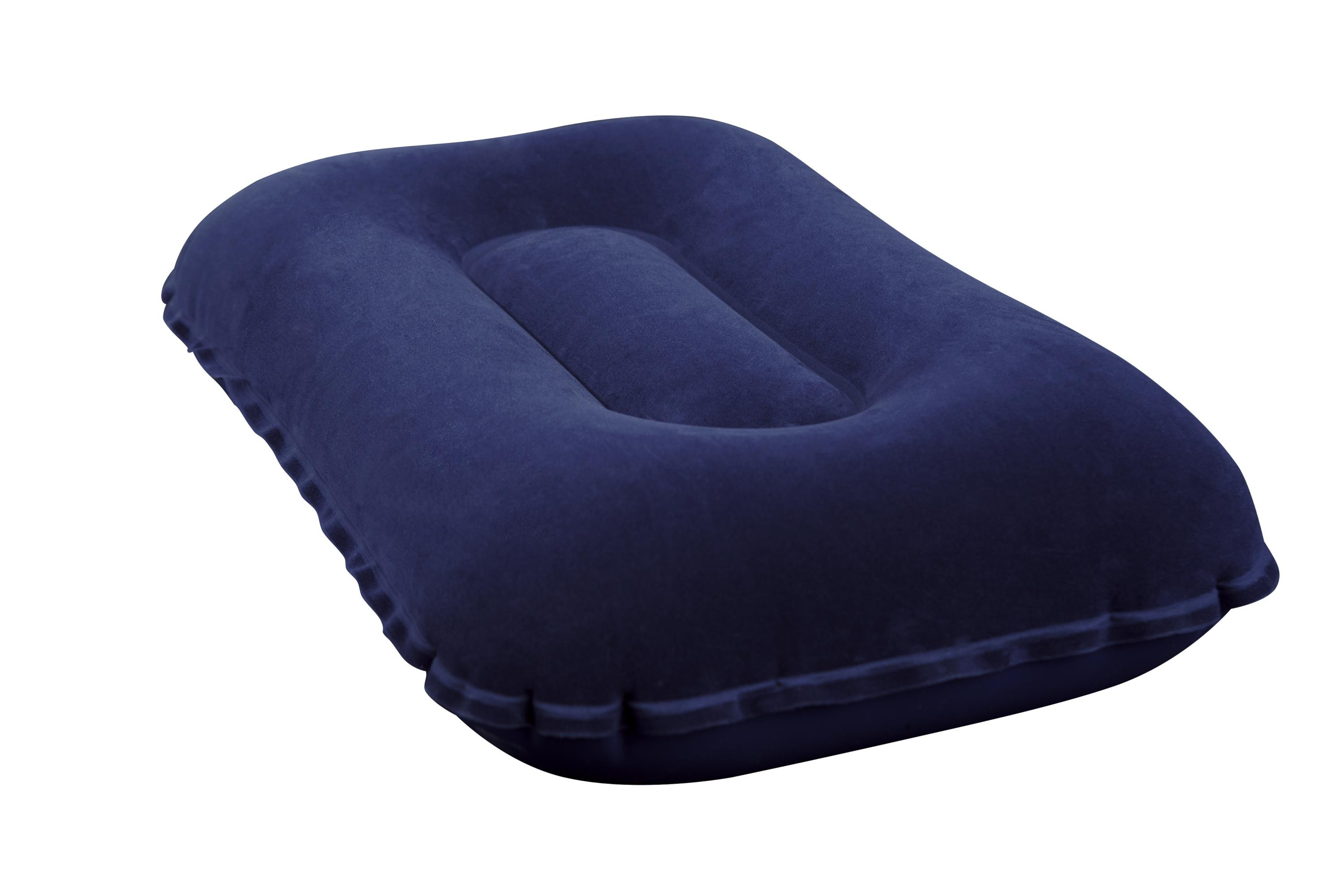 BESTWAY 67121 Cestovný nafukovací velúrový vankúš námornícka modrá